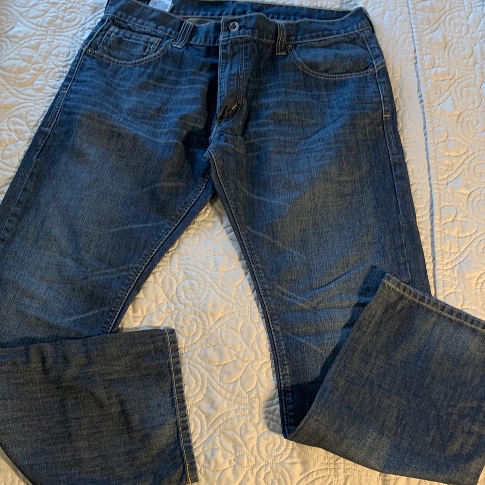 Levi's Men's 514 Medium Blue Jeans Size 36/32 NEW